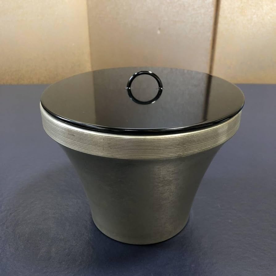 Amazon.co.jp: P 茶道具 水指 白銅 末広糸目水指 唐銅 陵雲 凌雲